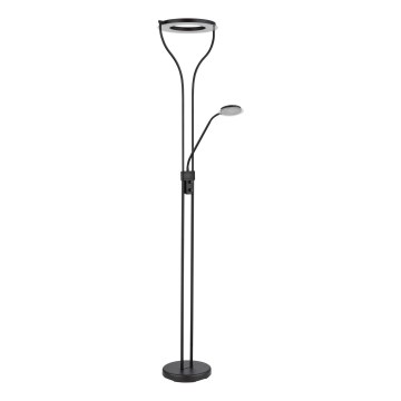 Globo - ściemnialna lampa stojąca LED/20W/230V + LED/4W 3000K czarna