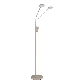 Globo - Ściemnialna lampa stojąca LED 2xLED/6,5W/230V 2700/3350/4000K beżowa