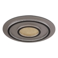 Globo - ściemnialna lampa sufitowa LED/60W/230V 3000-6500K śr. 55 cm czarna + pilot zdalnego sterowania