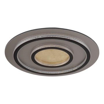 Globo - ściemnialna lampa sufitowa LED/60W/230V 3000-6500K śr. 55 cm czarna + pilot zdalnego sterowania
