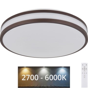 Globo - Ściemnialna lampa sufitowa RGBW LED/18W/230V 2700-6000K + zdalne sterowanie