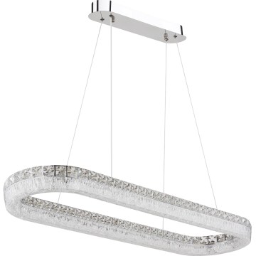 Globo - ściemnialna lampa wisząca LED na przewodzie LED/40W/230V 2700-6000K przezroczysta + zdalne sterowanie