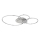 Globo - ściemnialna oprawa sufitowa LED/36W/230V 2700-6000K srebrna + z pilotem