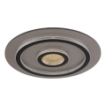 Globo - ściemnialna oprawa sufitowa LED/40W/230V 3000-6500K śr. 45 cm czarna + pilot zdalnego sterowania