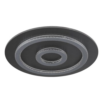 Globo - ściemnialna oprawa sufitowa LED/40W/230V 3000-6500K średnica 45 cm antracyt + pilot zdalnego sterowania