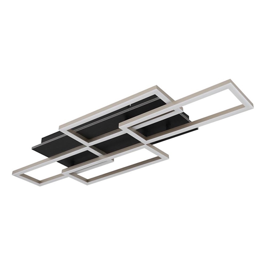 Globo - ściemnialny plafon sufitowy LED/40W/230V 2700-6500K 32,5x87,5 cm czarny + pilot zdalnego sterowania