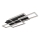 Globo - ściemnialny plafon sufitowy LED/40W/230V 2700-6500K 32,5x87,5 cm czarny + pilot zdalnego sterowania