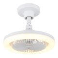 Globo - Ściemnialny wentylator sufitowy LED/20W/230V 3000-6500K biały + pilot