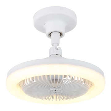 Globo - Ściemnialny wentylator sufitowy LED/20W/230V 3000-6500K biały + pilot