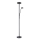Globo - Ściemniana lampa stojąca LED LED/18,5W/230V + LED/4,5W 3000K czarna