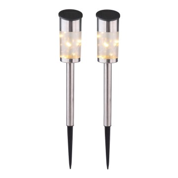 Globo - SET 2x Lampa solarna 10xLED/0,06W/1,2V IP44