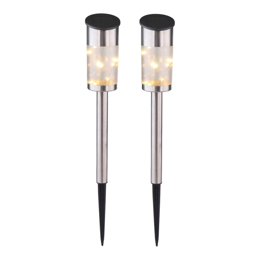 Globo - SET 2x Lampa solarna 10xLED/0,06W/1,2V IP44