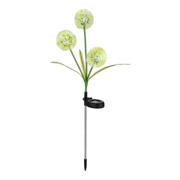 Globo - Solarna lampa LED 3xLED/0,06W/3V 5000K IP44 200 mAh żółta