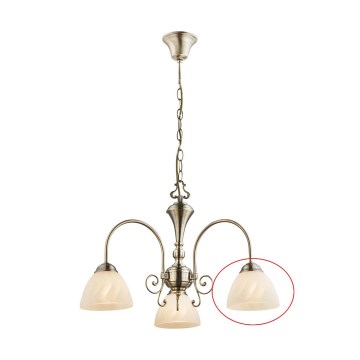 Globo - Szkło zamienne do żyrandola TIALDA E14, średnica 14 cm