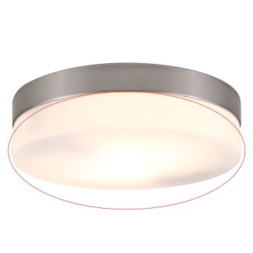 Globo - Zapasowy klosz do oprawy sufitowej OPAL E27, śr. 23,5 cm