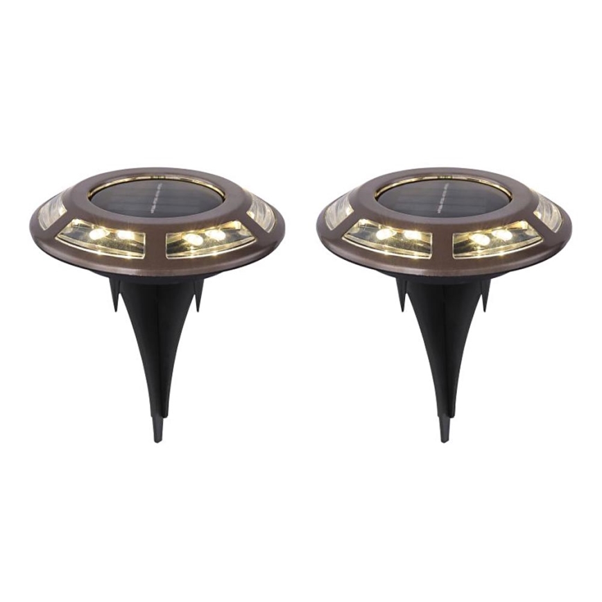 Globo - ZESTAW  2x LED Lampa solarna LED/0,72W/3V 3200K IP44