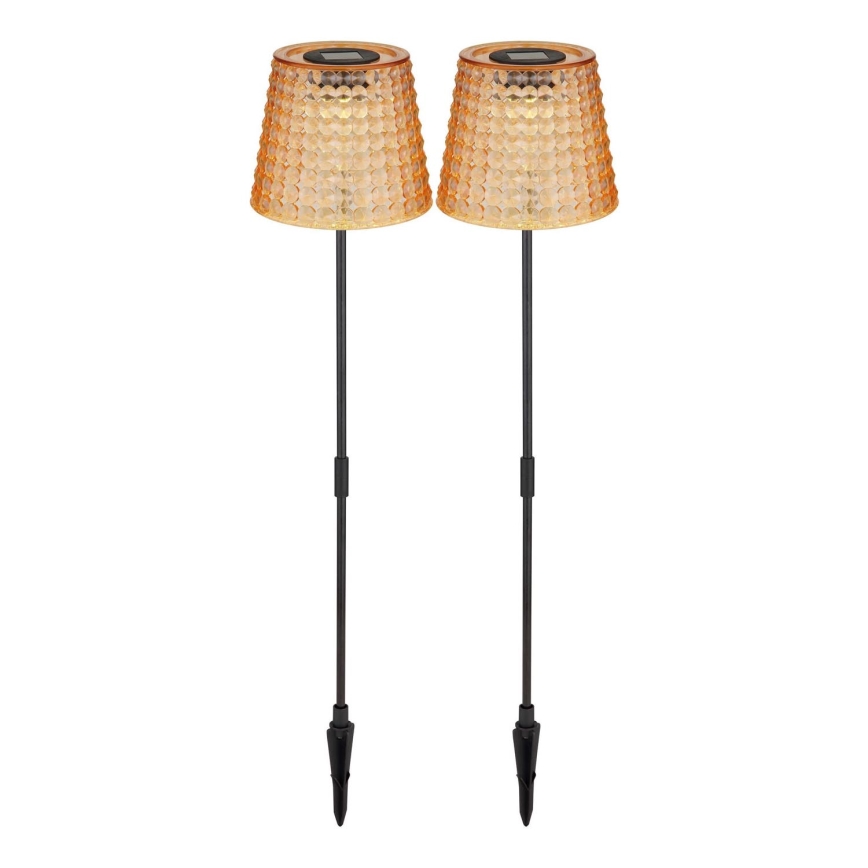 Globo - ZESTAW 2x LED Oświetlenie solarne LED/0,06W/3V IP44 pomarańczowe