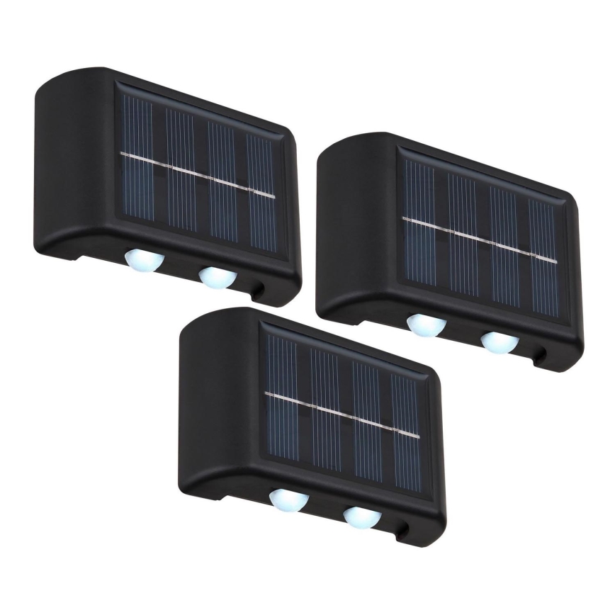 Globo - ZESTAW 3x LED Oświetlenie solarne LED/0,8W/3V 6500K IP44 600 mAh