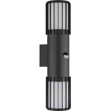 Globo - Zewnętrzny kinkiet z czujnikiem 2xE27/15W/230V IP54