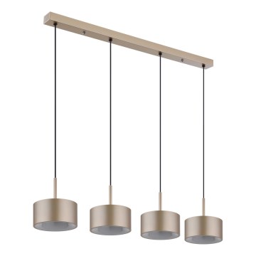 Globo - żyrandol LED na lince LED/40W/230V 3000K mosiądz