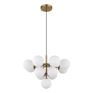 Globo - Żyrandol na lince 13xG9/5W/230V śr. 56 cm złoty