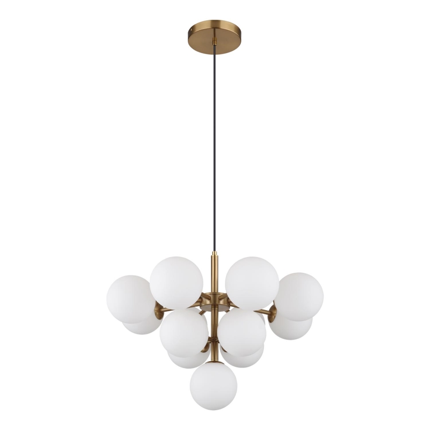 Globo - Żyrandol na lince 13xG9/5W/230V śr. 56 cm złoty