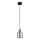 Globo - Żyrandol na lince 1xE27/25W/230V czarny śr. 12 cm