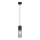 Globo - Żyrandol na lince 1xE27/25W/230V śr. 10,5 cm czarny