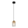 Globo - Żyrandol na lince 1xE27/40W/230V metal/drewno