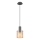 Globo - Żyrandol na lince 1xE27/40W/230V śr. 18 cm brązowy
