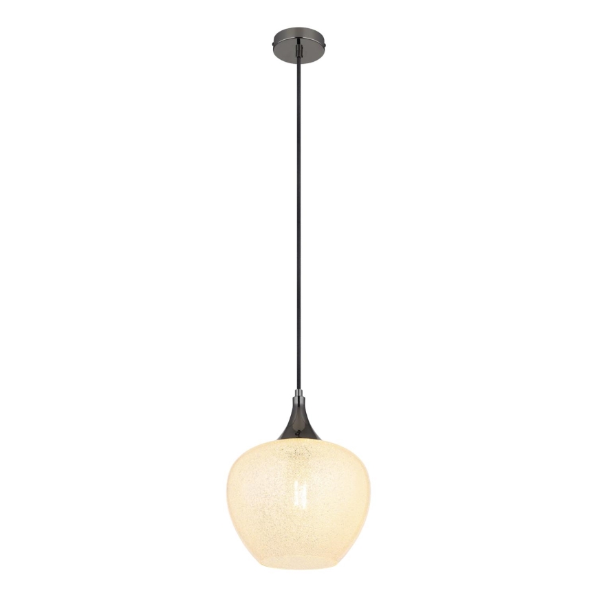 Globo - Żyrandol na lince 1xE27/40W/230V śr. 24 cm biały/antracyt