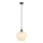 Globo - Żyrandol na lince 1xE27/40W/230V śr. 24 cm biały/antracyt