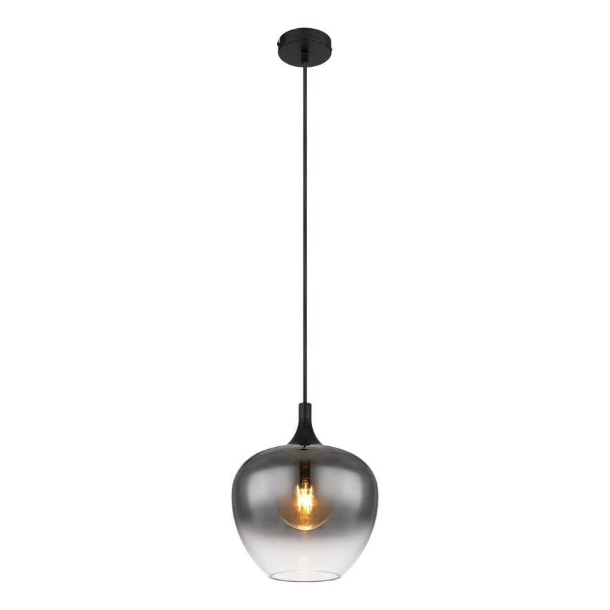 Globo - Żyrandol na lince 1xE27/40W/230V śr. 24 cm czarny