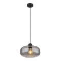Globo - Żyrandol na lince 1xE27/40W/230V śr. 28 cm szare