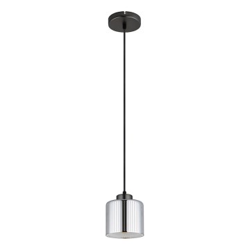 Globo - Żyrandol na lince 1xE27/60W/230V chrom błyszczący śr. 14 cm