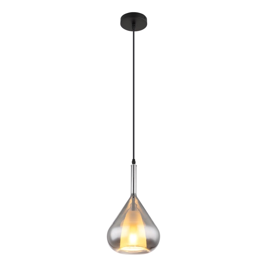 Globo - Żyrandol na lince 1xE27/60W/230V śr. 20 cm czarne