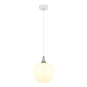 Globo - Żyrandol na lince 1xE27/60W/230V śr. 24 cm biały