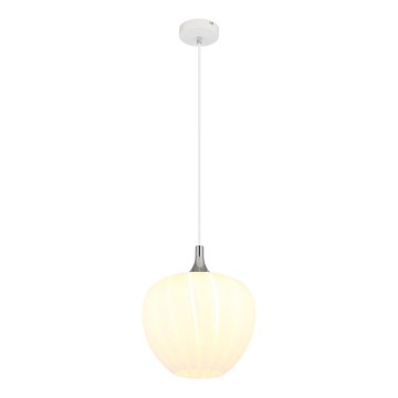 Globo - Żyrandol na lince 1xE27/60W/230V śr. 29 cm biały