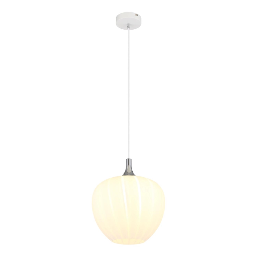 Globo - Żyrandol na lince 1xE27/60W/230V śr. 29 cm biały