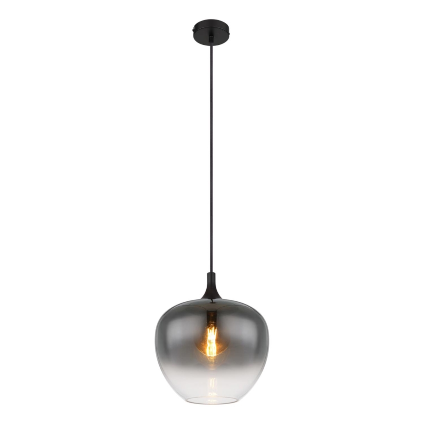 Globo - Żyrandol na lince 1xE27/60W/230V śr. 29 cm czarny