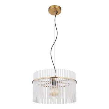 Globo - Żyrandol na lince 1xE27/60W/230V śr. 40 cm złoty