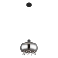 Globo - Żyrandol na lince 1xE27/9W/230V śr. 28 cm czarny