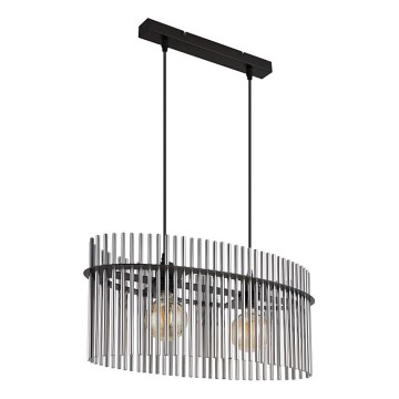 Globo - Żyrandol na lince 2xE27/60W/230V czarny