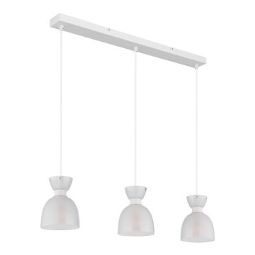 Globo - Żyrandol na lince 3xE14/40W/230V biały