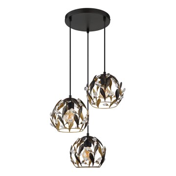 Globo - Żyrandol na lince 3xE27/40W/230V śr. 41 cm