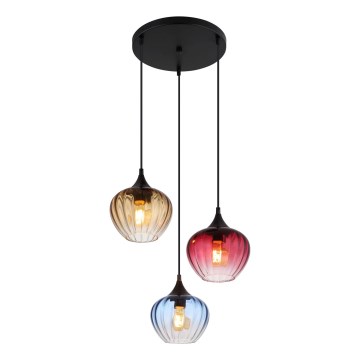 Globo - Żyrandol na lince 3xE27/60W/230V