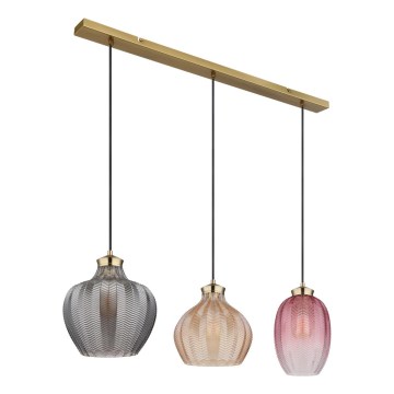 Globo - Żyrandol na lince 3xE27/60W/230V