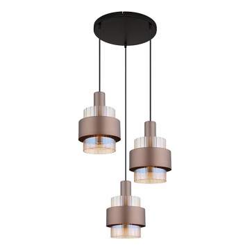 Globo - Żyrandol na lince 3xE27/60W/230V śr. 45 cm