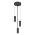 Globo - Żyrandol na lince 3xGU10/25W/230V czarny