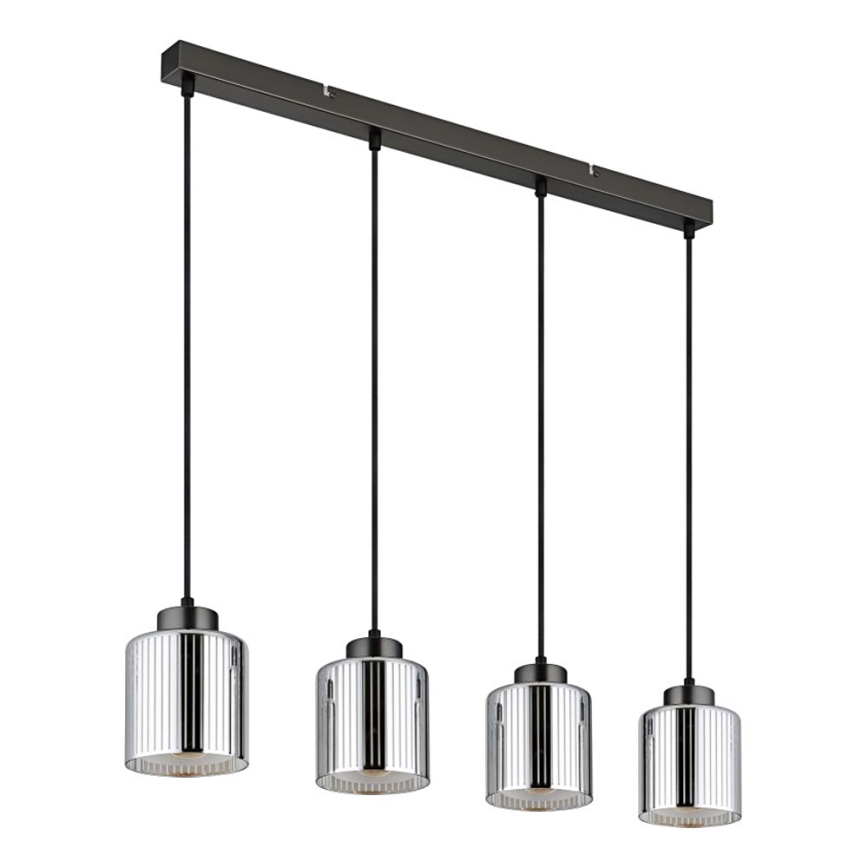 Globo - Żyrandol na lince 4xE27/60W/230V chrom błyszczący